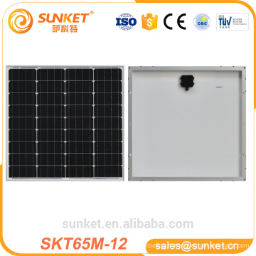 vente bon prix OEM / ODM service mono 65w bipv panneau solaire